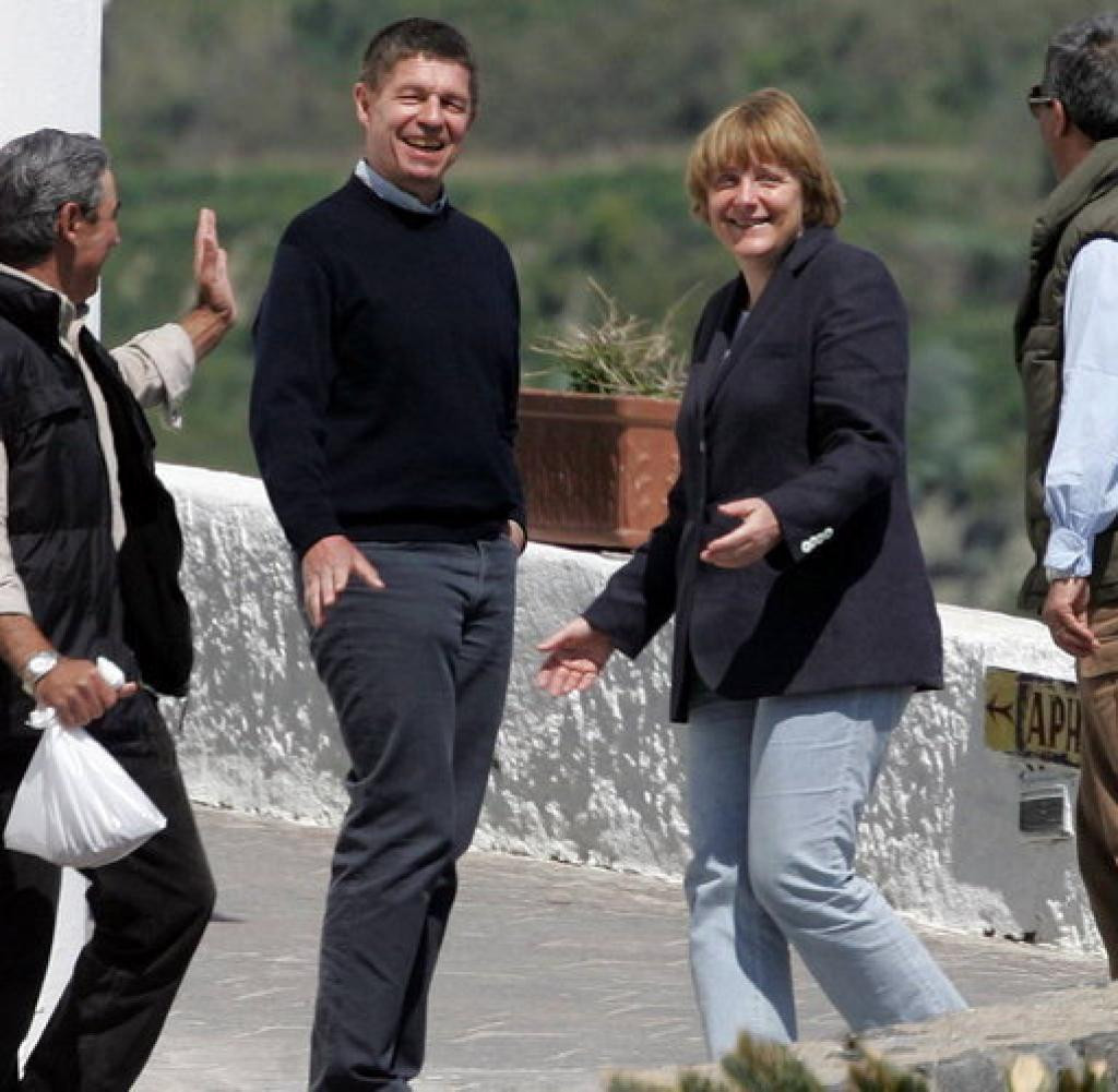 Angela Merkel Hochzeit
 Kanzlerinnen Gatte Joachim Sauer das Phantom an Merkels