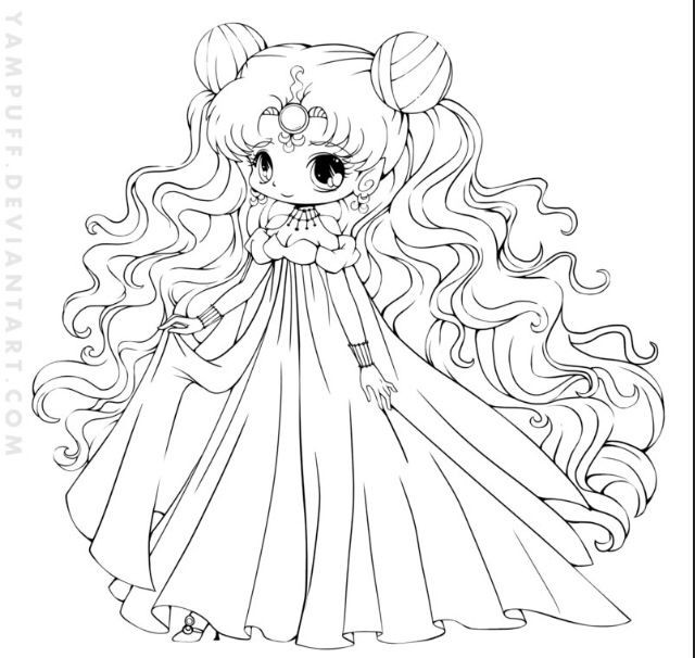 Anime Ausmalbilder Chibi
 Chibi Sailor Moon Chibis Pinterest