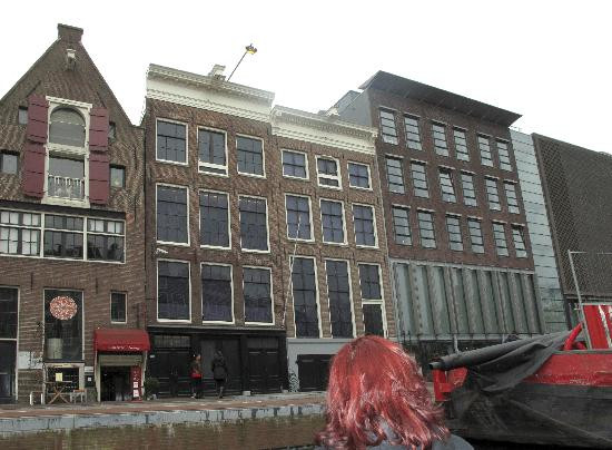 Anne Frank Haus
 Anne Frank House from the canal cruise Picture of Anne