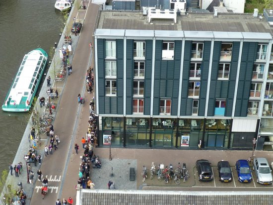 Anne Frank Haus
 Anne Frank Museum von oben Foto vom Turm des Westerkerk