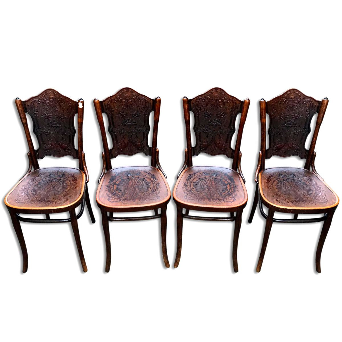 Antike Sessel
 Antike Stühle & Sessel aus Bugholz von Jacob & Josef Kohn