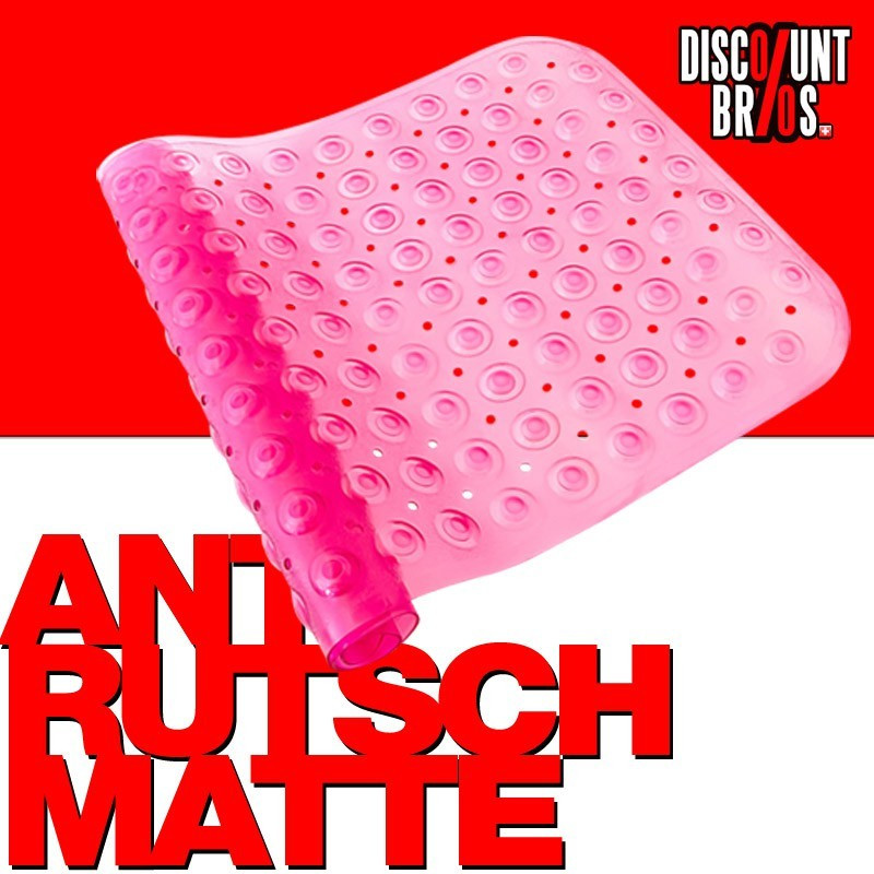 Antirutschmatte Badewanne
 ANTIRUTSCHMATTE für Badewanne rosa HAUSHALT