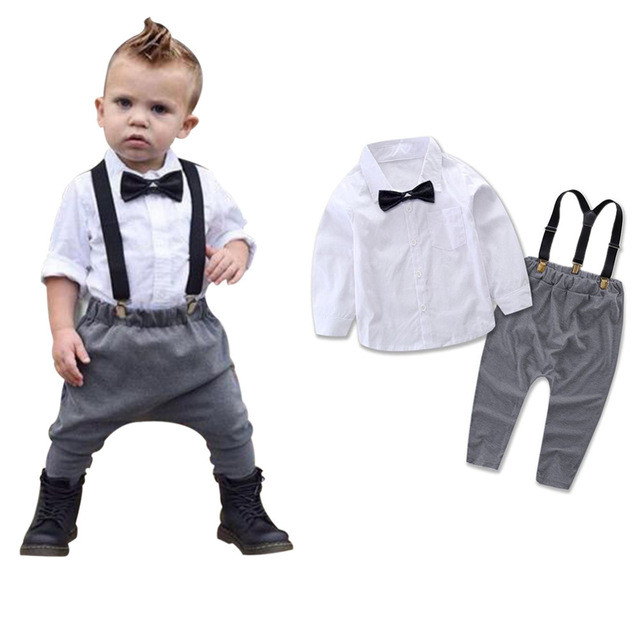 Anzug Baby Hochzeit
 ZOEREA 3tlg Baby Jungen Bekleidungssets Strampler Weste