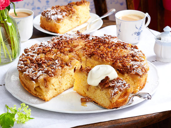 Apfel Walnuss Kuchen
 Apfel Walnuss Kuchen backen so geht s