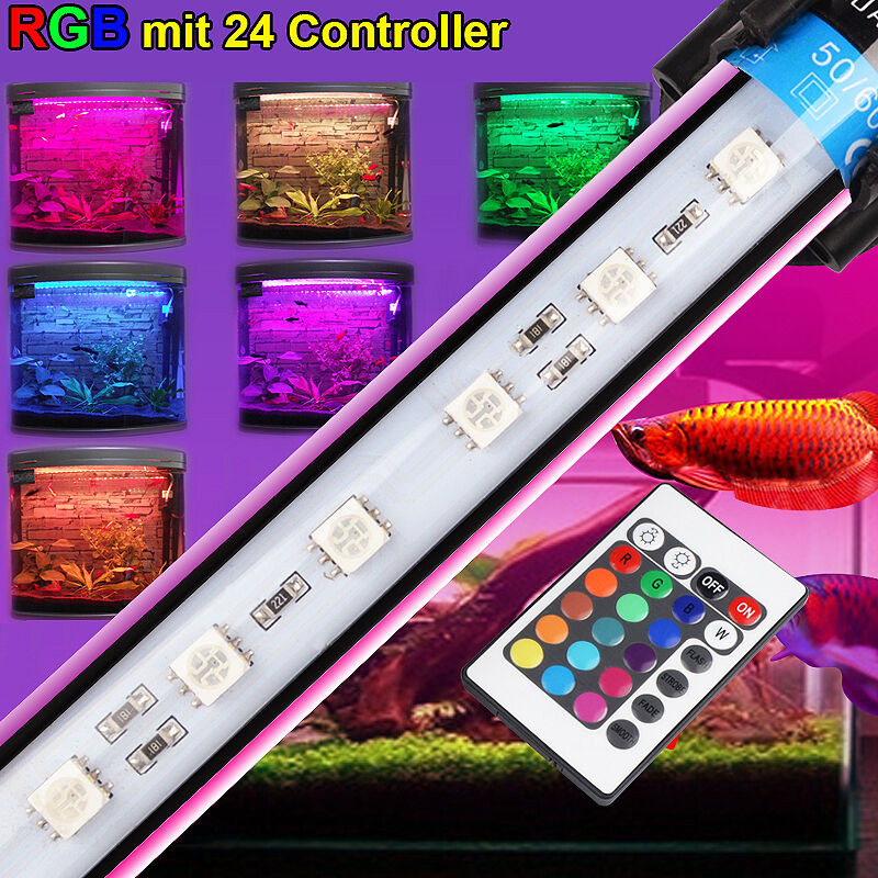 Aquarium Beleuchtung
 RGB Fernbe nung Aquarium Teichfische LED Beleuchtung