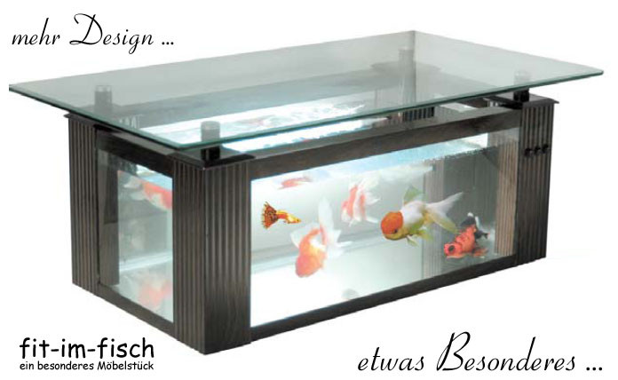 Aquarium Tisch
 Design Aquarium Tisch 138 Liter 120x65 cm