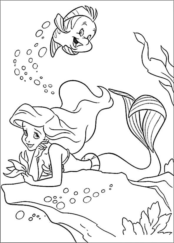 Arielle Die Meerjungfrau Ausmalbilder
 Ausmalbilder kostenlos Arielle Meerjungfrau Bilder 7