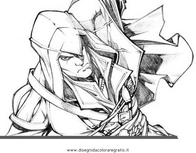 Assassins Creed Ausmalbilder
 Disegno assassin creed 14 personaggio cartone animato da