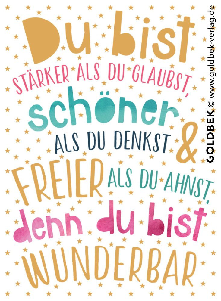 Aufmunternde Geschenke
 Postkarten Typografie Ein wirklich schön Spruch der