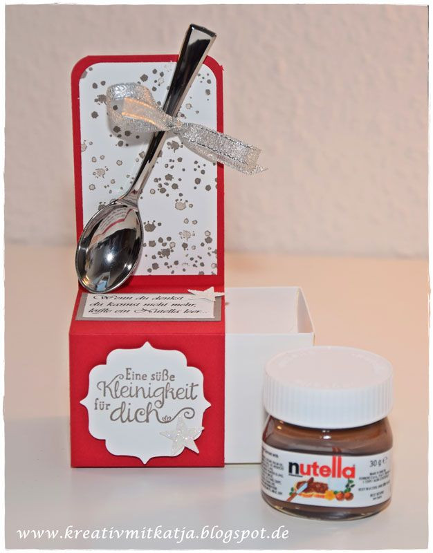 Ausgefallene Schokolade Geschenke
 Mini Nutella Kreativ mit Katja … Dárky