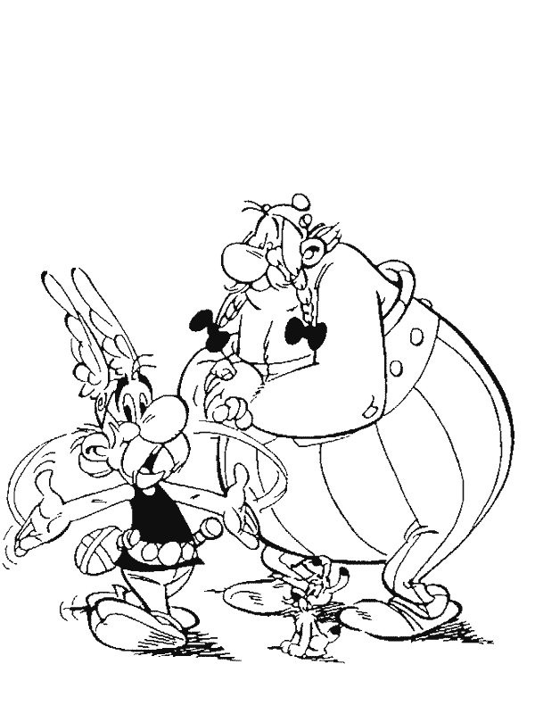 Ausmalbilder Asterix
 Kids n fun