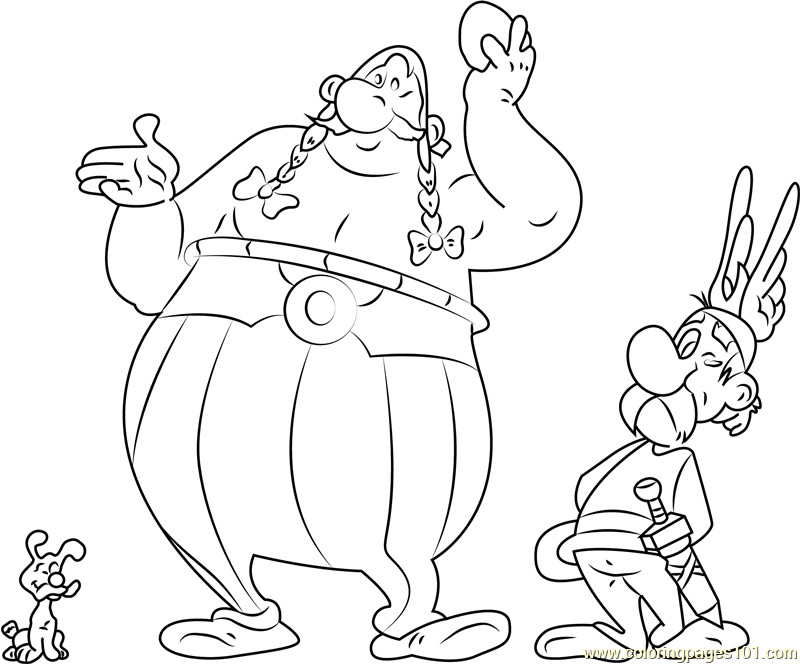 Ausmalbilder Asterix
 Malvorlagen fur kinder Ausmalbilder Asterix Und Obelix