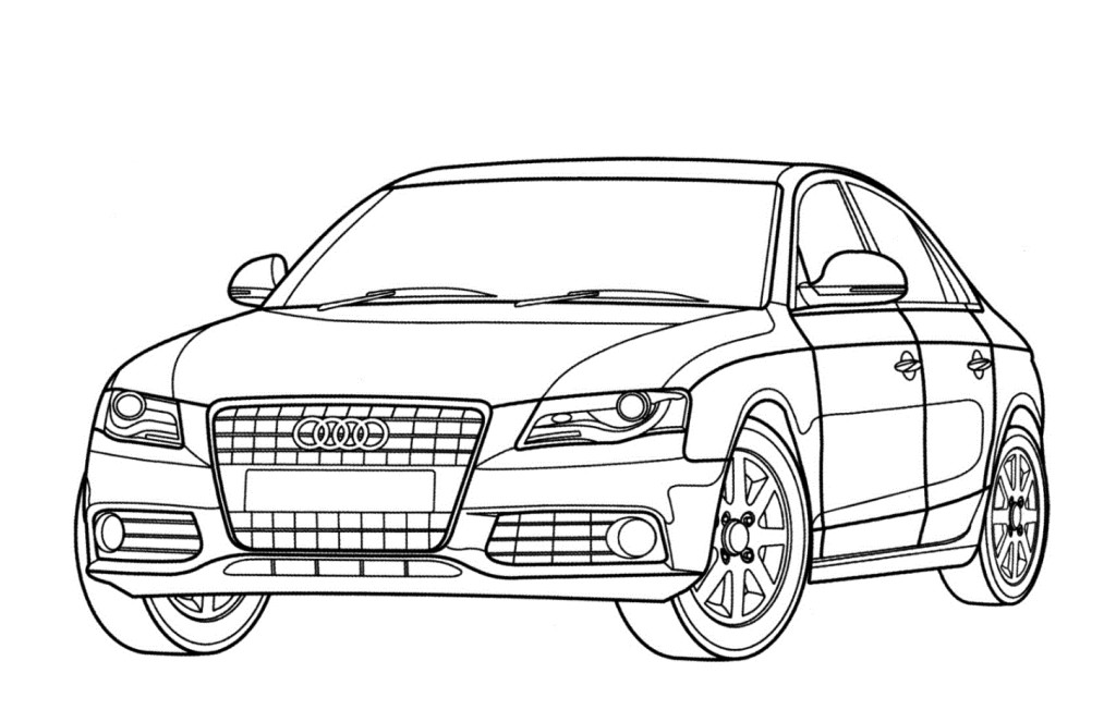 Ausmalbilder Audi
 Vorlagen zum Ausmalen Malvorlagen Audi Ausmalbilder 1