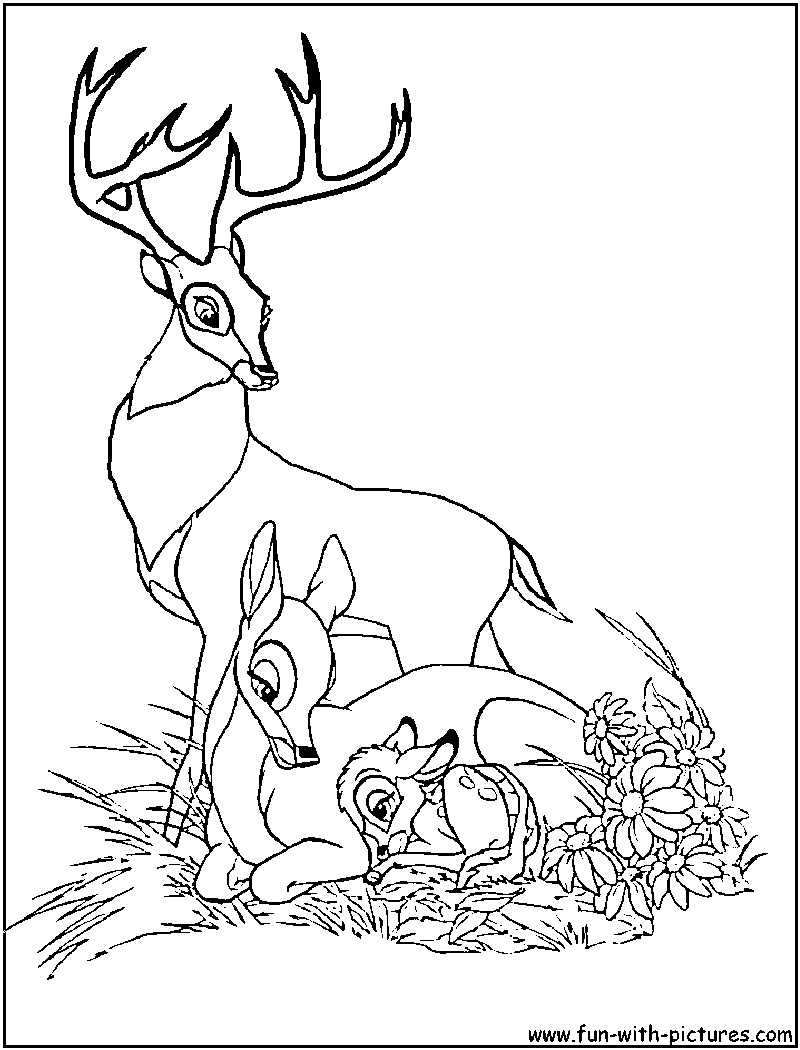 Ausmalbilder Bambi
 Malvorlagen fur kinder Ausmalbilder Bambi kostenlos