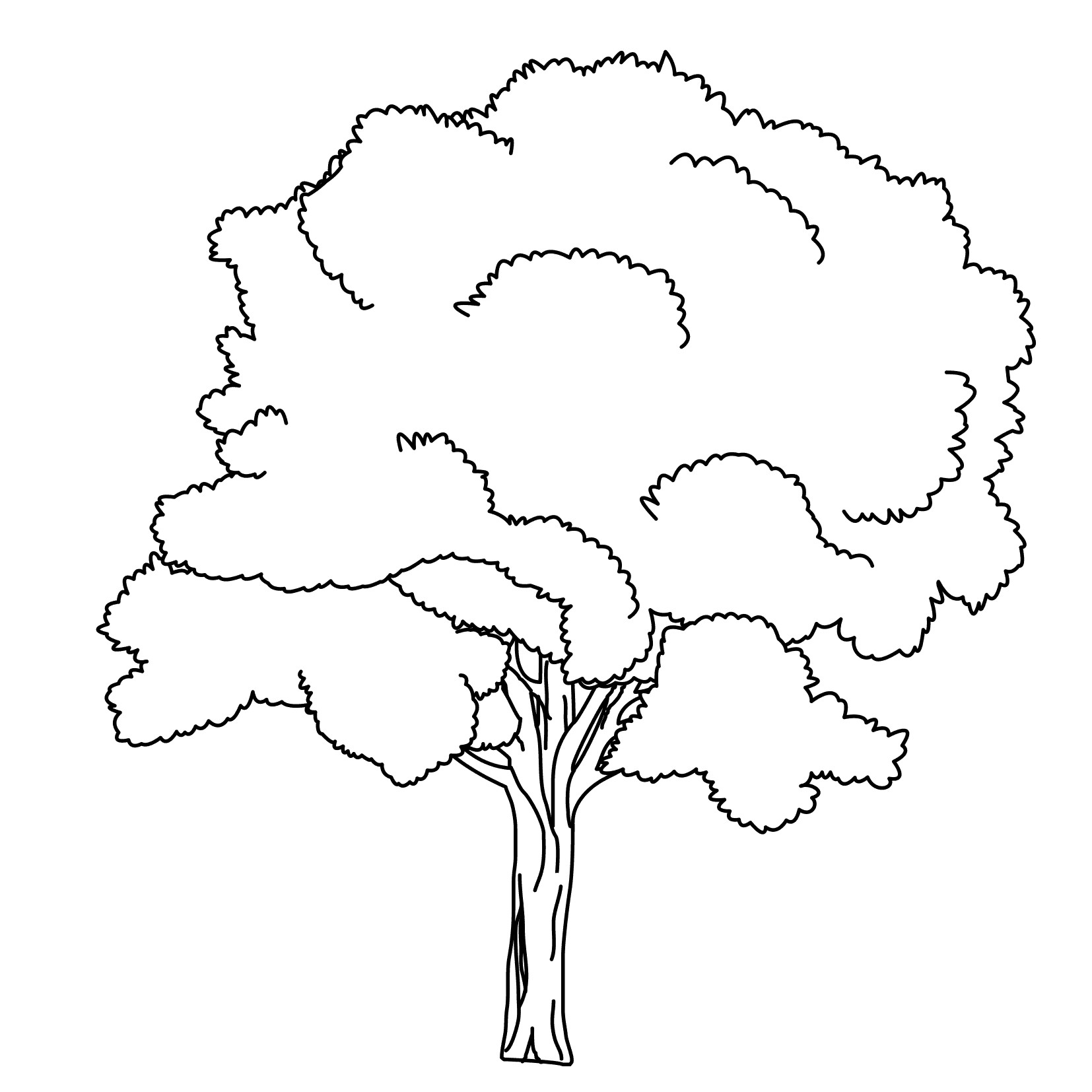 Ausmalbilder Baum
 Malvorlagen fur kinder Ausmalbilder Baum kostenlos