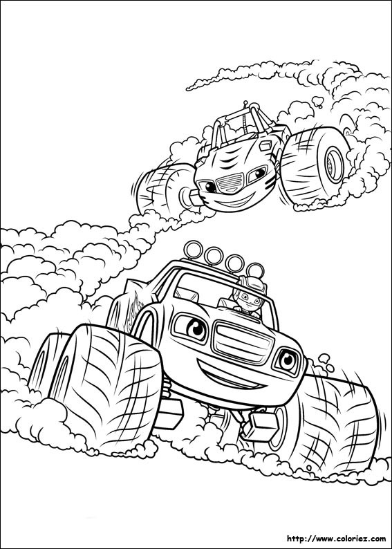 Ausmalbilder Blaze
 Index of images coloriage blaze et les monster machines