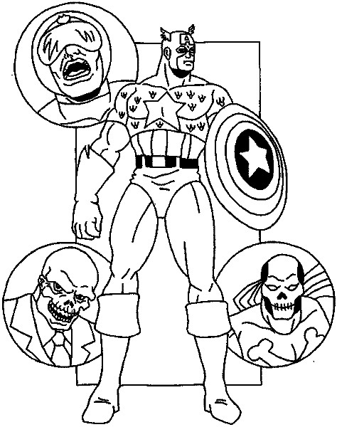 Ausmalbilder Captain America
 Captain America