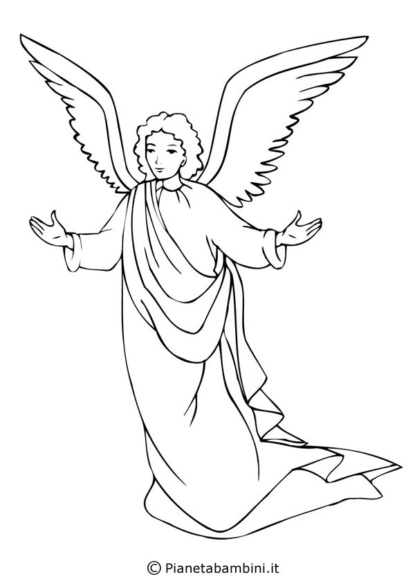 Ausmalbilder Christkind
 18 Disegni di Angeli da Colorare