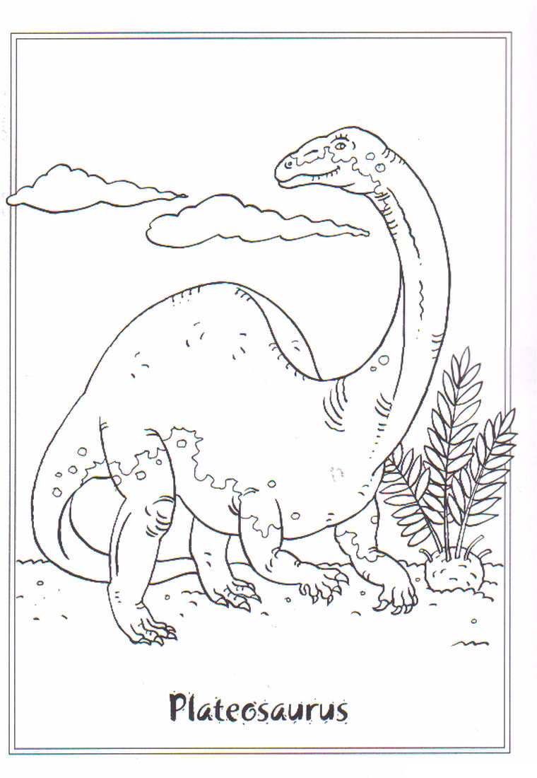 Ausmalbilder Dinosaurier Rex
 Kids n fun