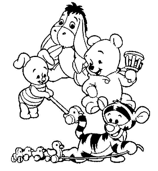 Ausmalbilder Disney Baby
 Ausmalbilder freunde kostenlos Malvorlagen zum