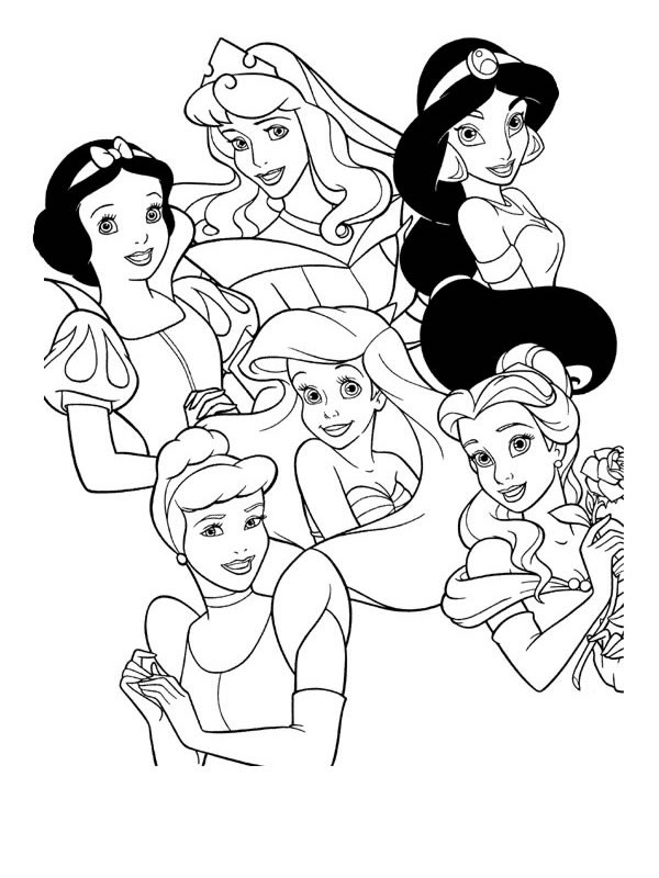 Ausmalbilder Disney Prinzessin
 Malvorlagen Disney Prinzessin ausmalbilder Malbilder