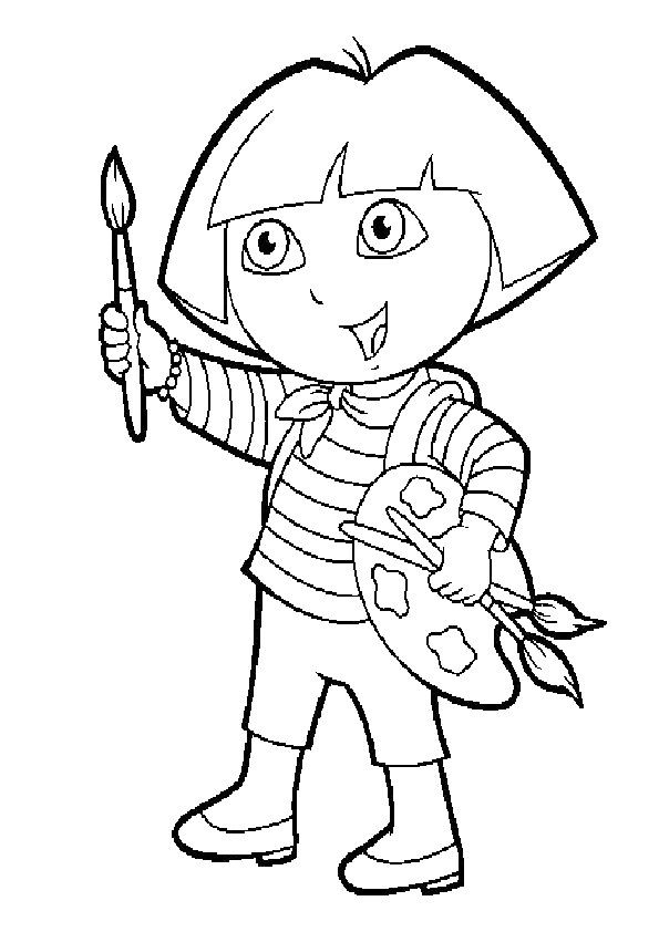 Ausmalbilder Dora
 67 best images about Nick Jr Coloring Pages on Pinterest