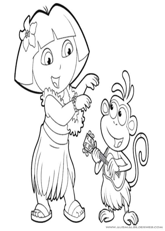 Ausmalbilder Dora
 67 best Nick Jr Coloring Pages images on Pinterest