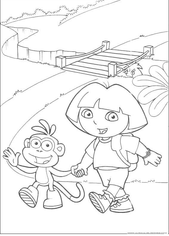 Ausmalbilder Dora
 67 best Nick Jr Coloring Pages images on Pinterest