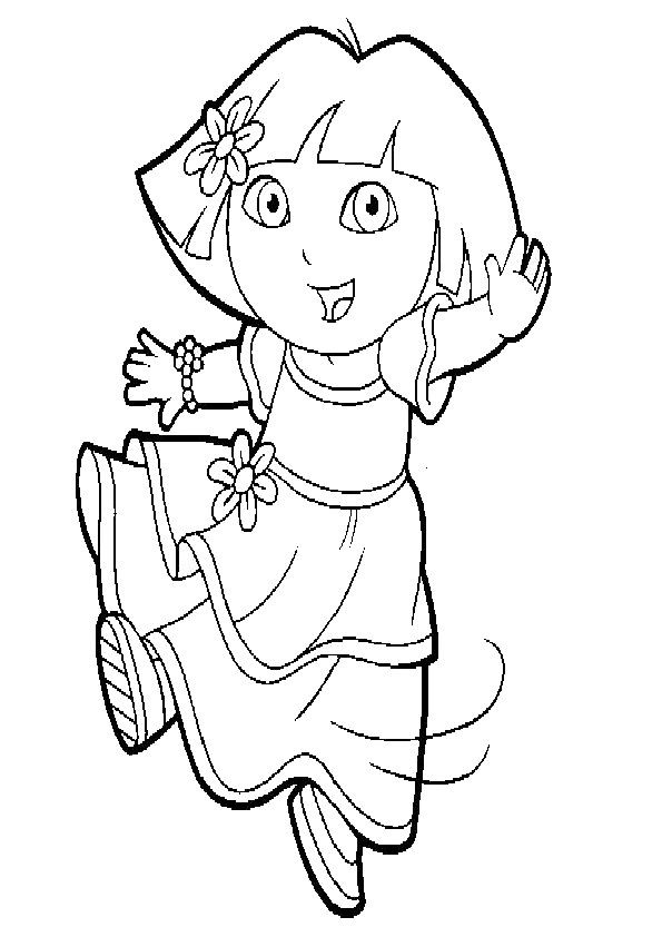 Ausmalbilder Dora
 67 best Nick Jr Coloring Pages images on Pinterest