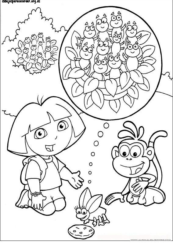 Ausmalbilder Dora
 67 best Nick Jr Coloring Pages images on Pinterest