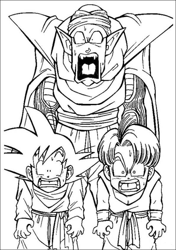 Ausmalbilder Dragon Ball
 dragon ball ausmalbilder 20