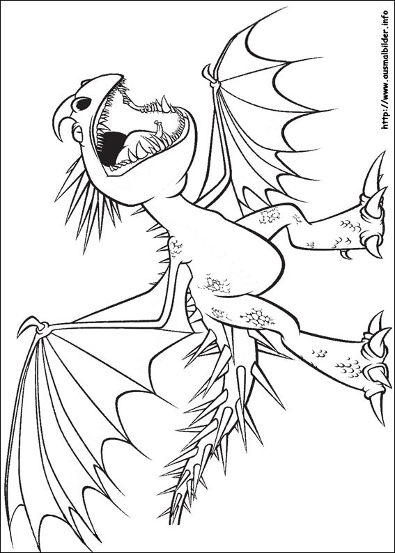 Ausmalbilder Dragons
 Drachenzähmen leicht gemacht malvorlagen