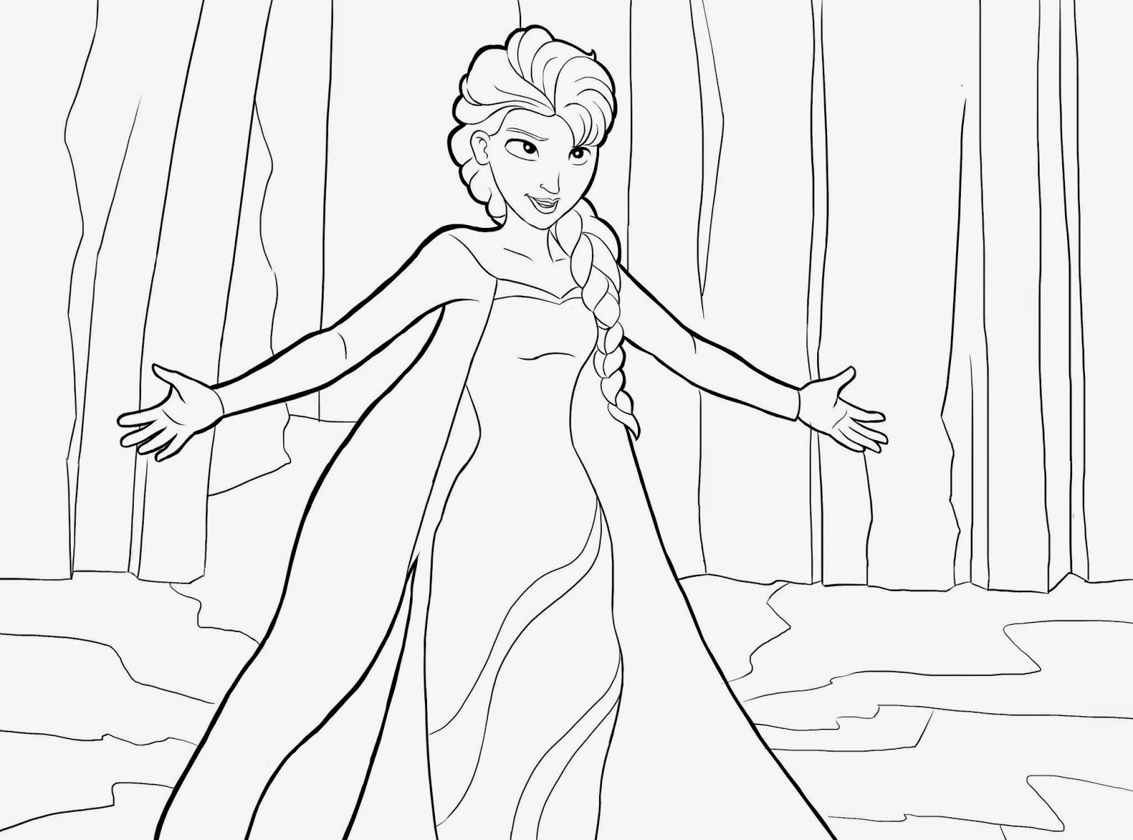Ausmalbilder Elsa
 Ausmalbilder zum Ausdrucken Ausmalbilder Disney Frozen