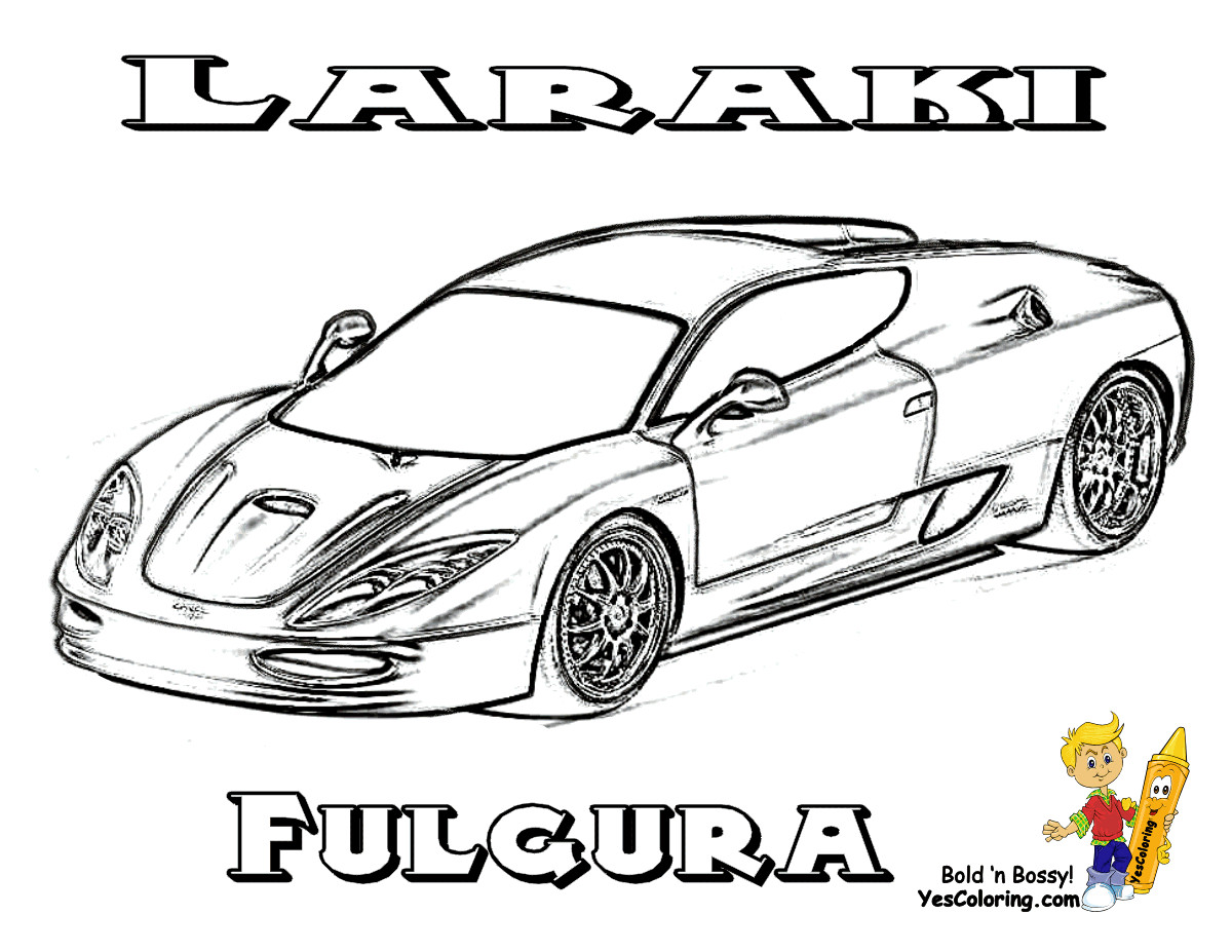 Ausmalbilder Fast And Furious
 Pin by YesColoring Coloring Pages on Cool Super Car