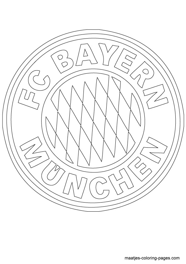 Ausmalbilder Fc Bayern
 Bayern Munich Logo Coloring Page Sketch Coloring Page