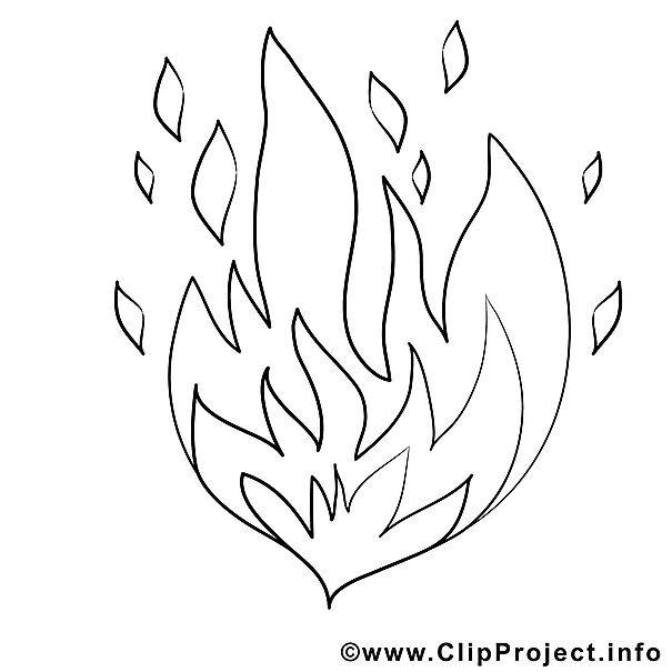 Ausmalbilder Feuer Und Flamme
 Feuer Bild zum Ausmalen coloring 2