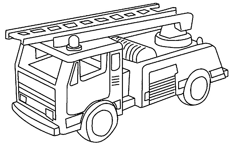 Ausmalbilder Feuerwehrauto
 Ausmalbilder feuerwehrauto kostenlos Malvorlagen zum