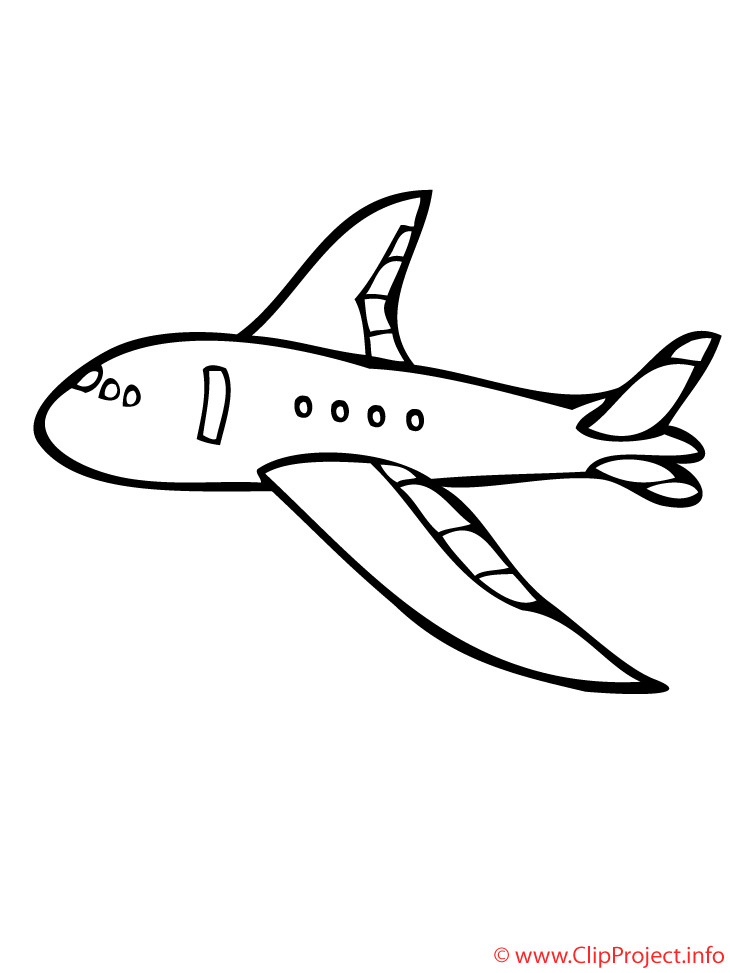 Ausmalbilder Flugzeug
 Flugzeug Ausmalbild kostenlos