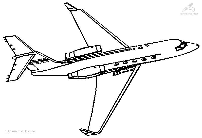 Ausmalbilder Flugzeug
 Grosse 39 40 KB