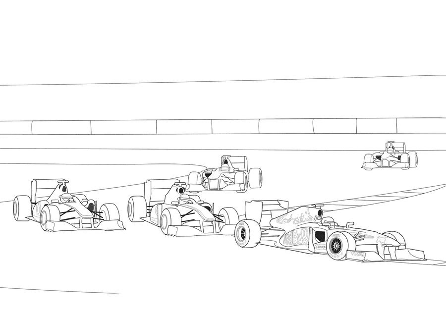 Ausmalbilder Formel 1
 Disegni da colorare Disegni da colorare Formula 1