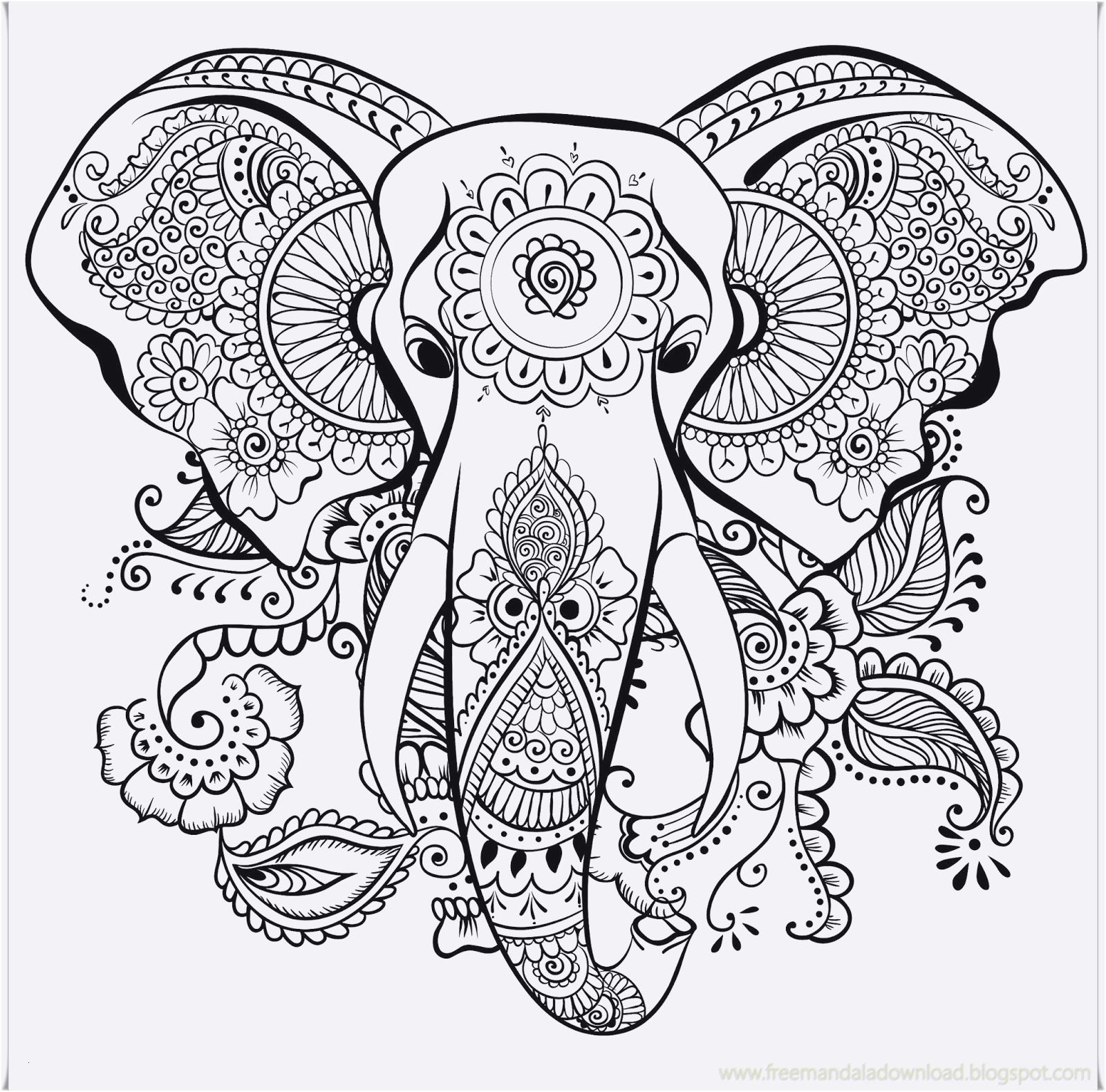 Ausmalbilder Für Erwachsene Elefant
 Elefant Ausmalbild Erwachsene Diy Projects Pinterest