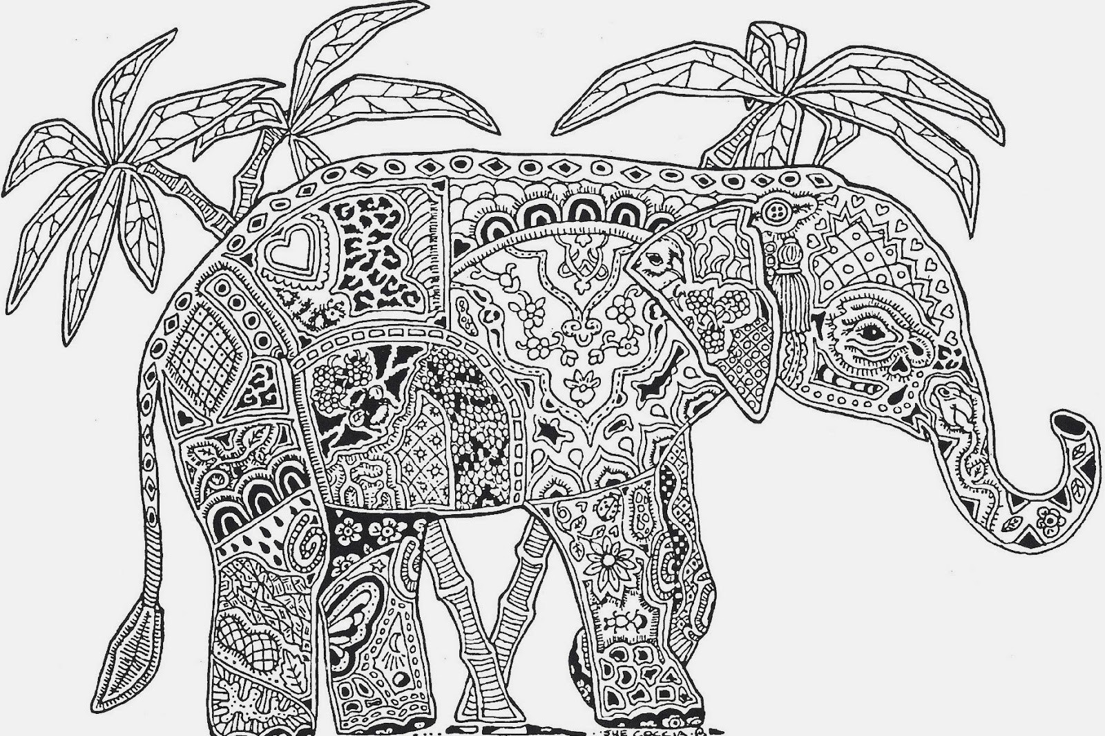Ausmalbilder Für Erwachsene Elefant
 Ausmalbilder Für Erwachsene Elefant Inspirierend 76