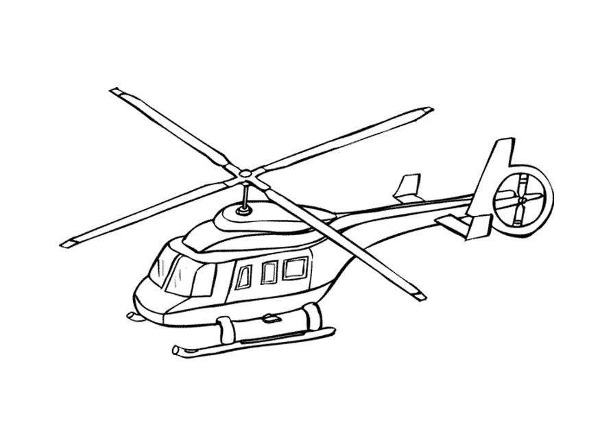 Ausmalbilder Hubschrauber
 Malvorlage Hubschrauber