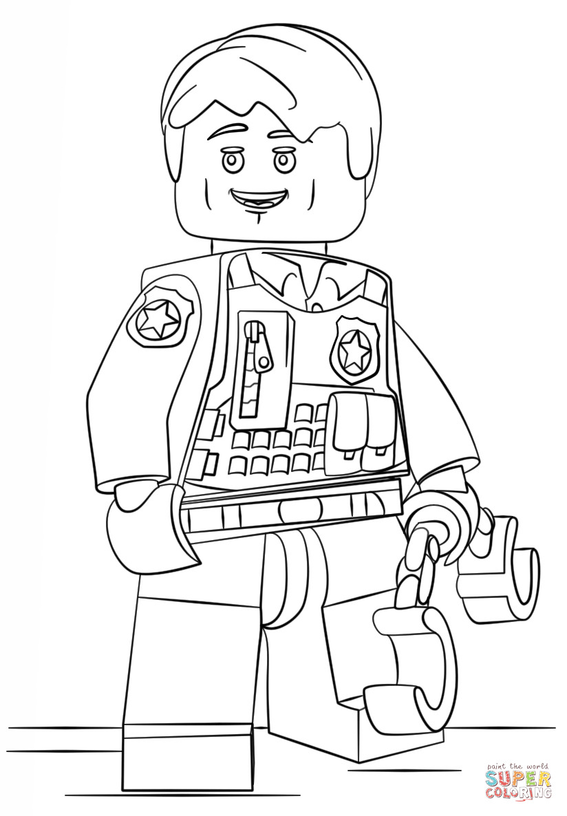 Ausmalbilder Lego City
 Lego City Printable Coloring Pages Coloring Home