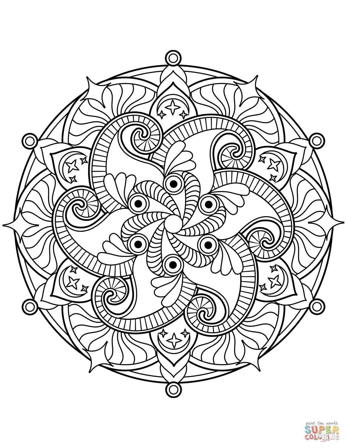 Ausmalbilder Mandala Blumen
 Ausmalbild Blumen Mandala