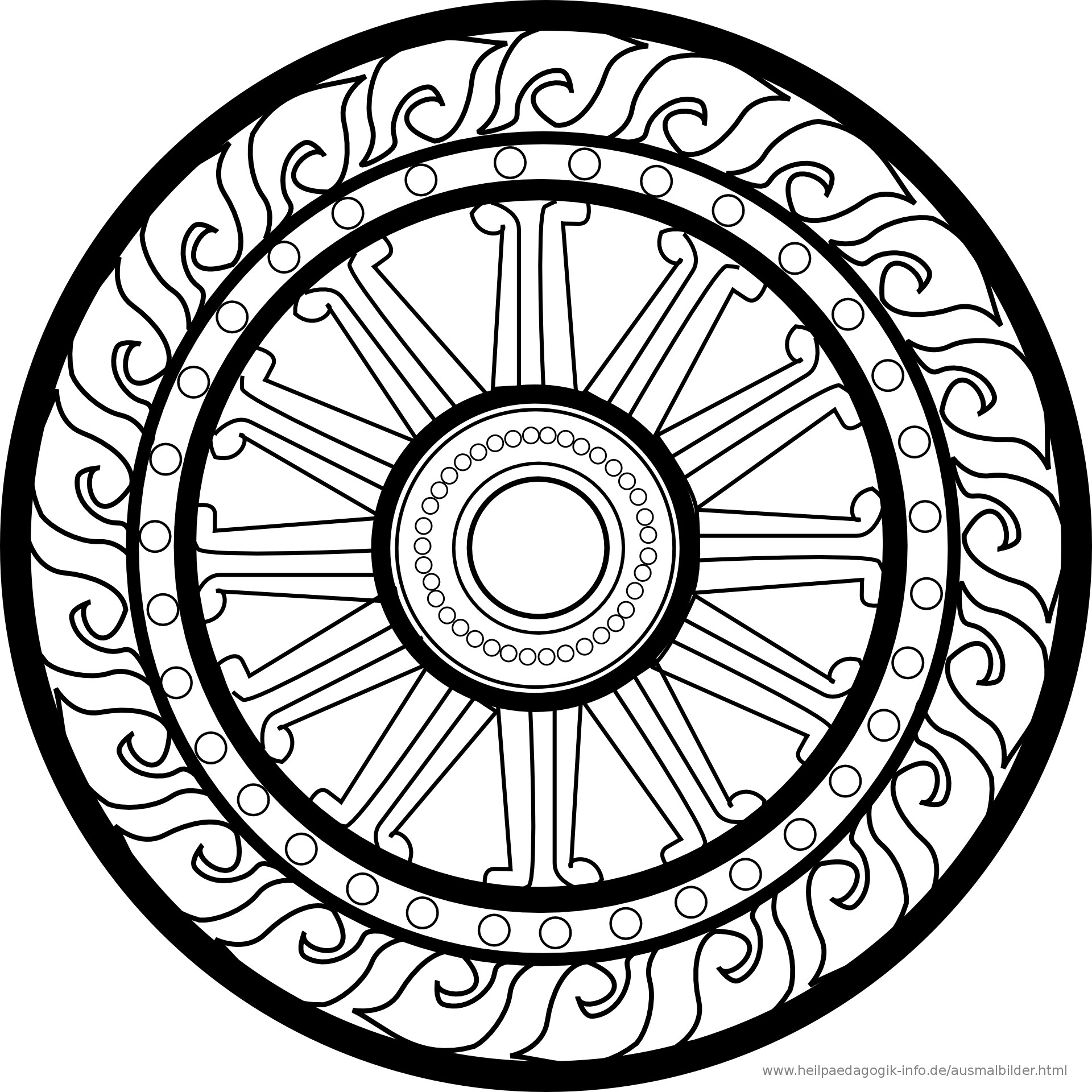 Ausmalbilder Mandalas
 Ausmalbilder Mandalas