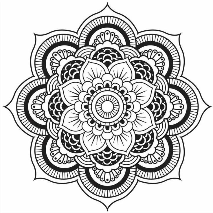 Ausmalbilder Mandalas
 Die besten 25 Ausmalbilder mandala Ideen auf Pinterest