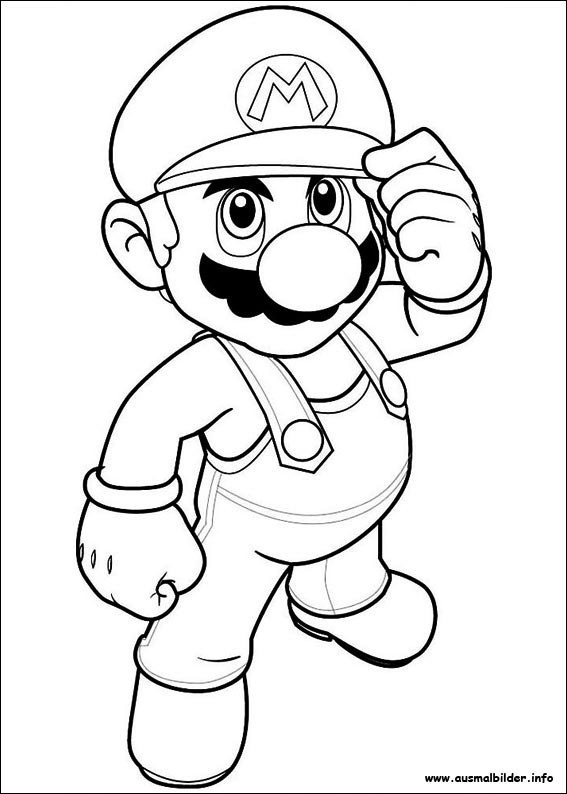 Ausmalbilder Mario
 Super Mario Bros malvorlagen