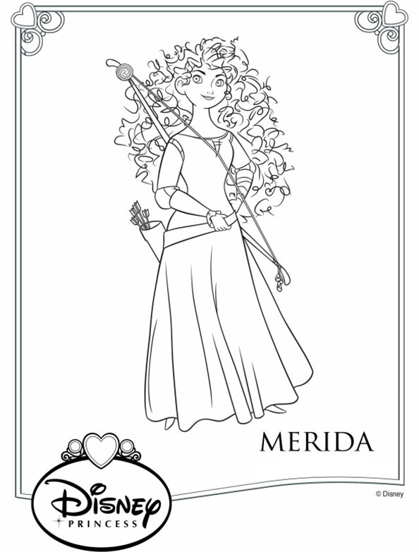 Ausmalbilder Merida
 Ausmalbilder Prinzessin Merida