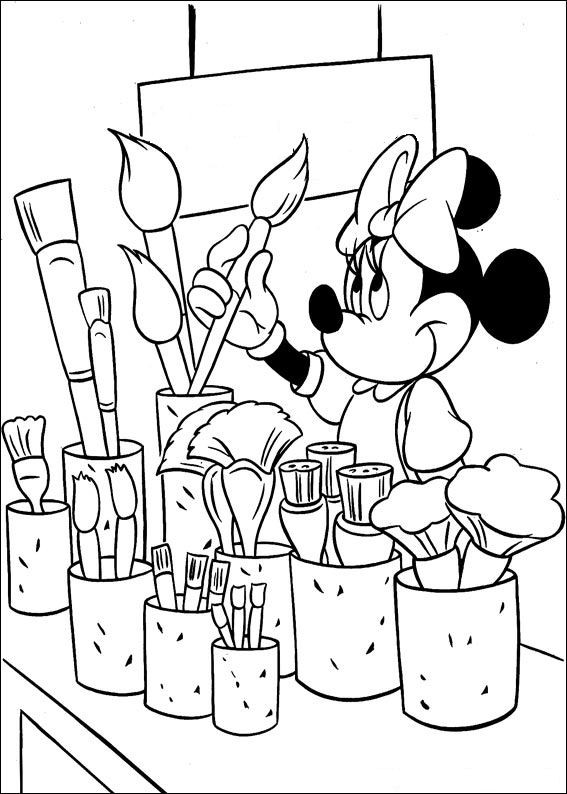 Ausmalbilder Minnie Mouse
 Ausmalbilder zum Ausdrucken Ausmalbilder Minnie Mouse zum